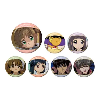 GuGuGuGu AMNIBUS Cardcaptor Sakura Girlish Sakura Scene Writing Set Of 7 Badges