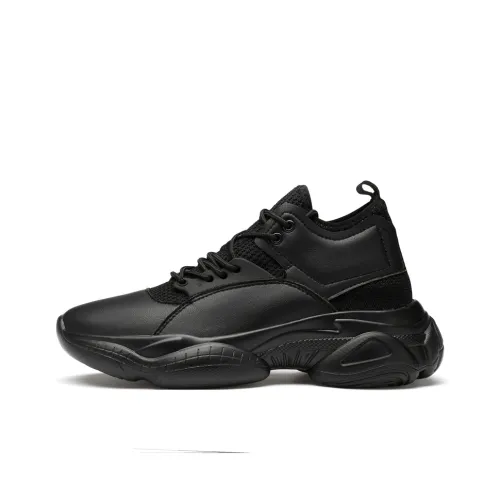 Jerden Smith Cushioning Breathable Height Increasing Low Top Chunky Sneakers Unisex