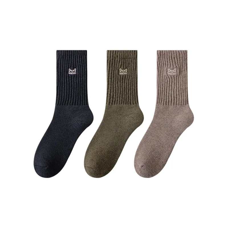 MIIOW Knee High Socks Men's 3 Pack-5