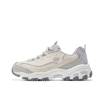 Skechers Anti Slip Wear Resistant Low Top Chunky Sneakers Women's Gray