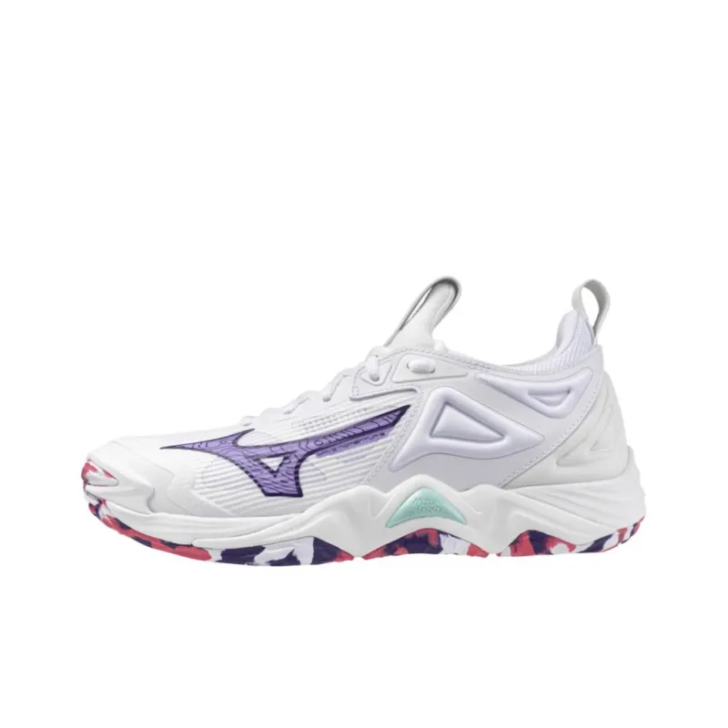 Wave Momentum Women's Mizuno 3 'White Violet Indigo'-0