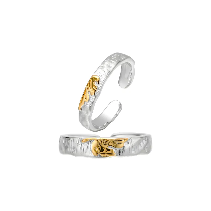 CLARKIA FLOWER S925 Silver Rings Unisex-0