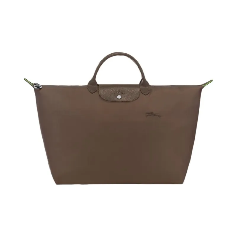 LONGCHAMP Le Pliage Recycled Polyamide Fabric Handbag Large Size Women's Brown-0