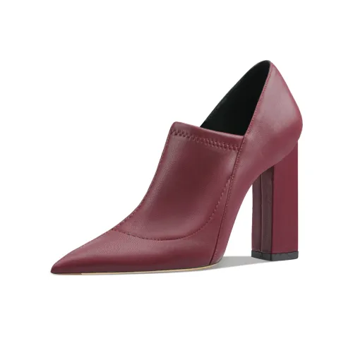 Suyymakk Ankle Boots Women's Burgundy