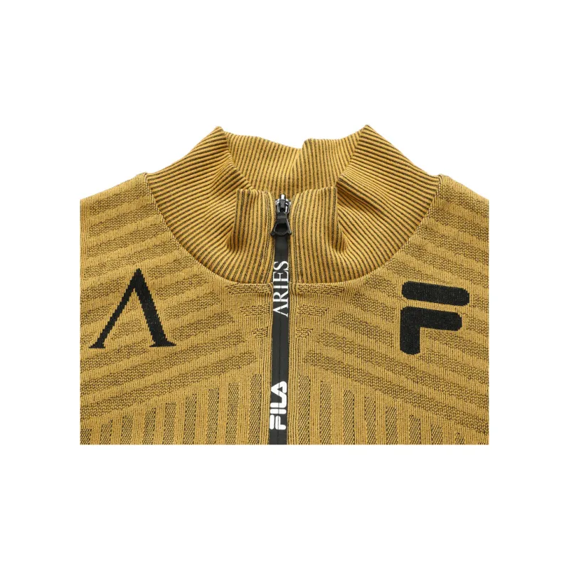 Aries X FILA FUSION Tank Tops Women's Yellow Sand Gold-2