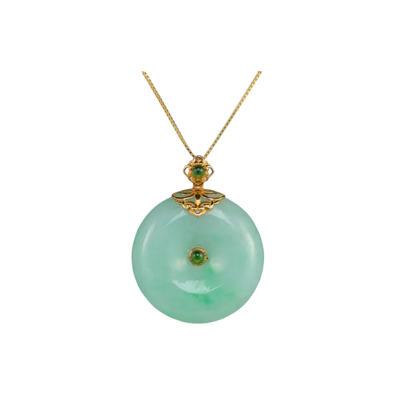SIYIJIA Glutinous Jade Jadeite Pendants Unisex-0