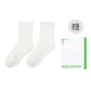 Crew Terry Socks-White (1 Pack)