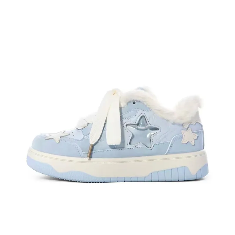 ALI THE FOX Anti Slip Wear Resistant Low Top Skateboard Shoes Women's-16