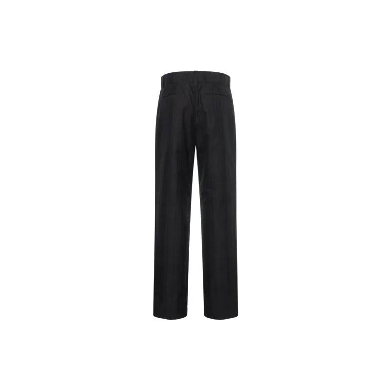 Burberry Check-pattern Tailored Trousers-1