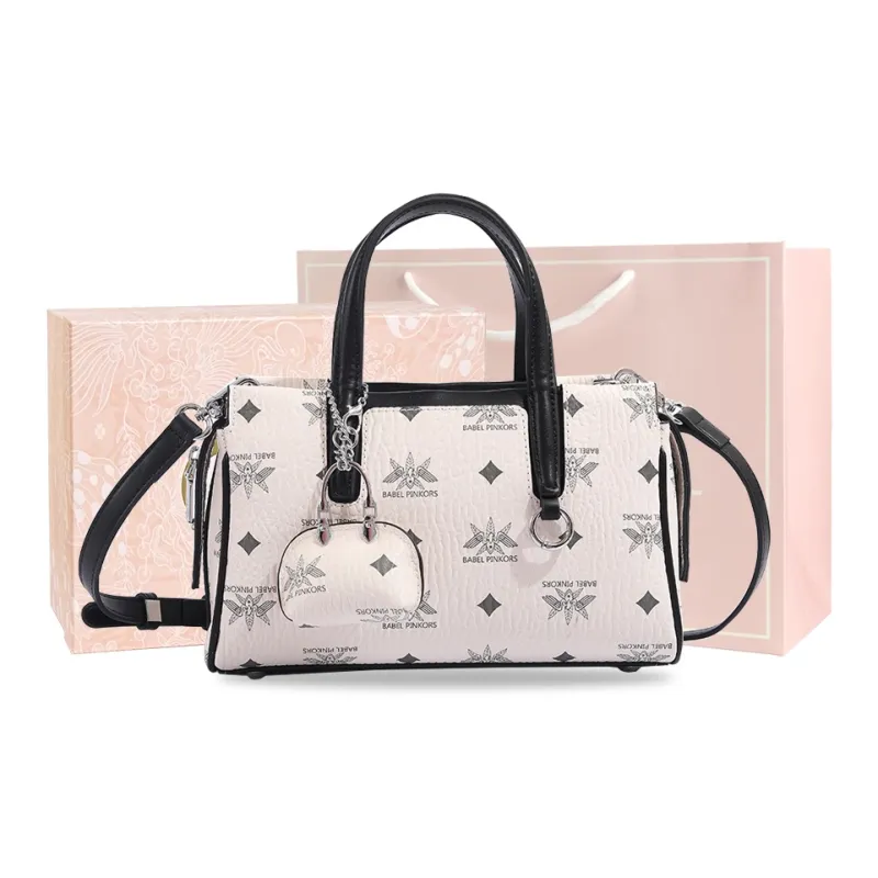 MISS GAIL Artificial Leather One Shoulder Handbag Crossbody Bag Regular Women's Black And White/Beige And Yellow/Pink-15