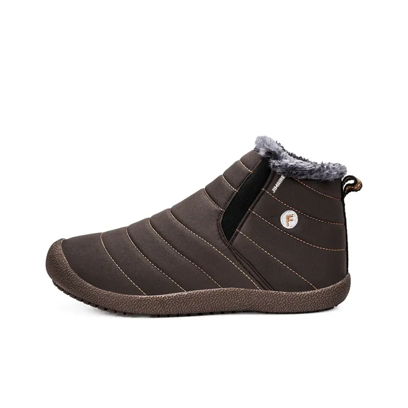 King Jinmai Warm Short Snow Boots Unisex-8