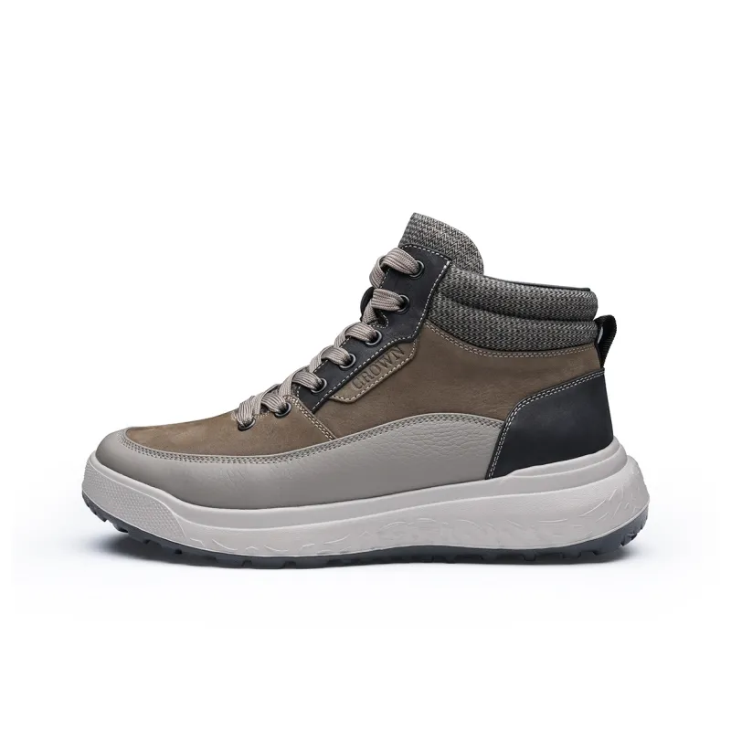 CROWN Martin Boots Men Gray-5