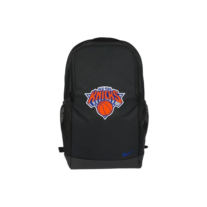 NBA New York Knicks Polyester Backpack Men's Black-0