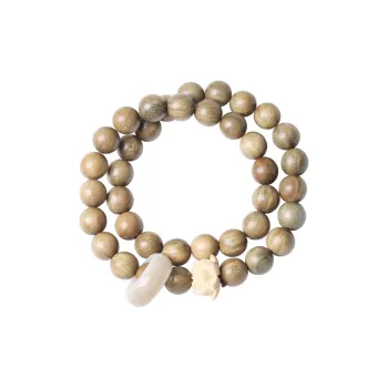 LOVEYOU PAI Green Sandalwood Bracelets Unisex