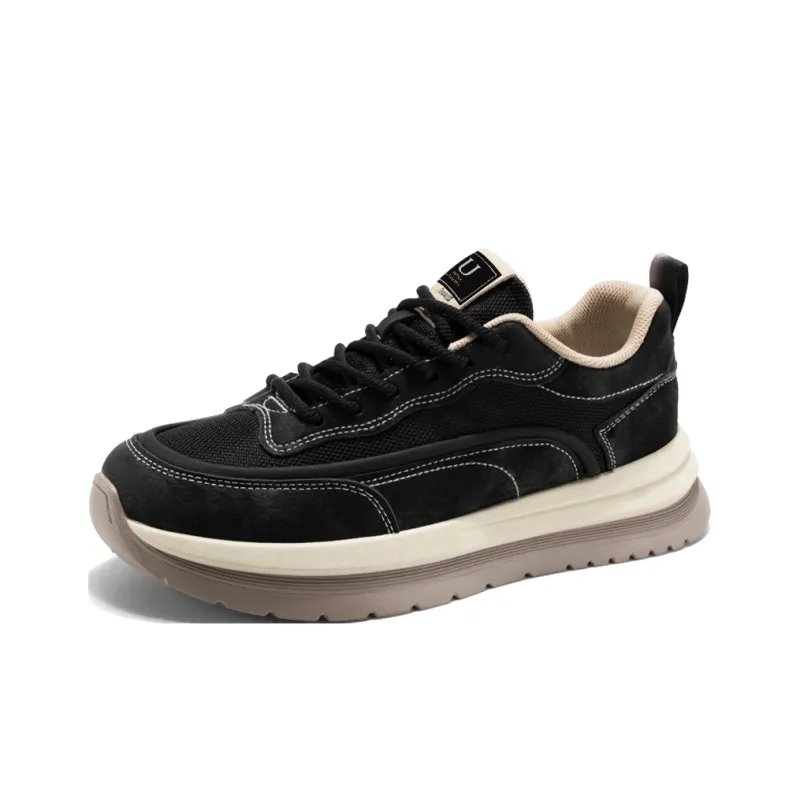 URBAN AUTHENTIC Non-slip Wear-resistant Shock Absorption Low-Top Chunky Sneakers Men's-1