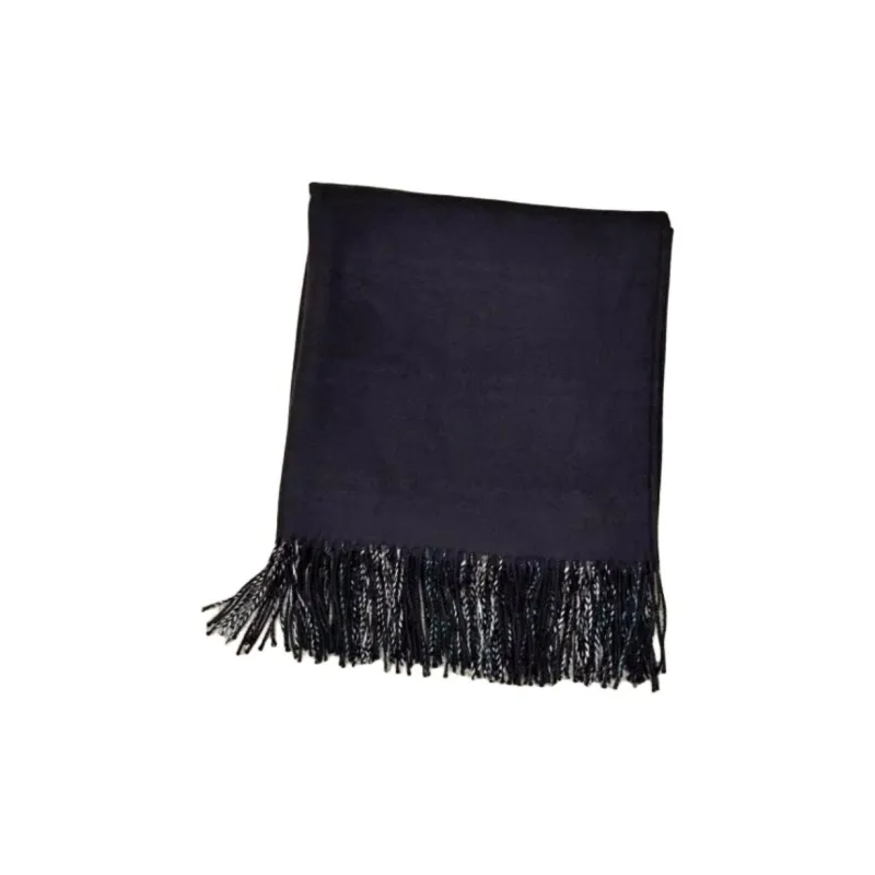 Burberry Wool Shawls Women's Black-1