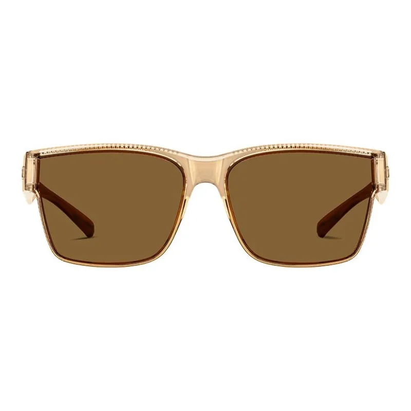 LASHION TR/Memory Plastic Square Sunglasses Men's-3