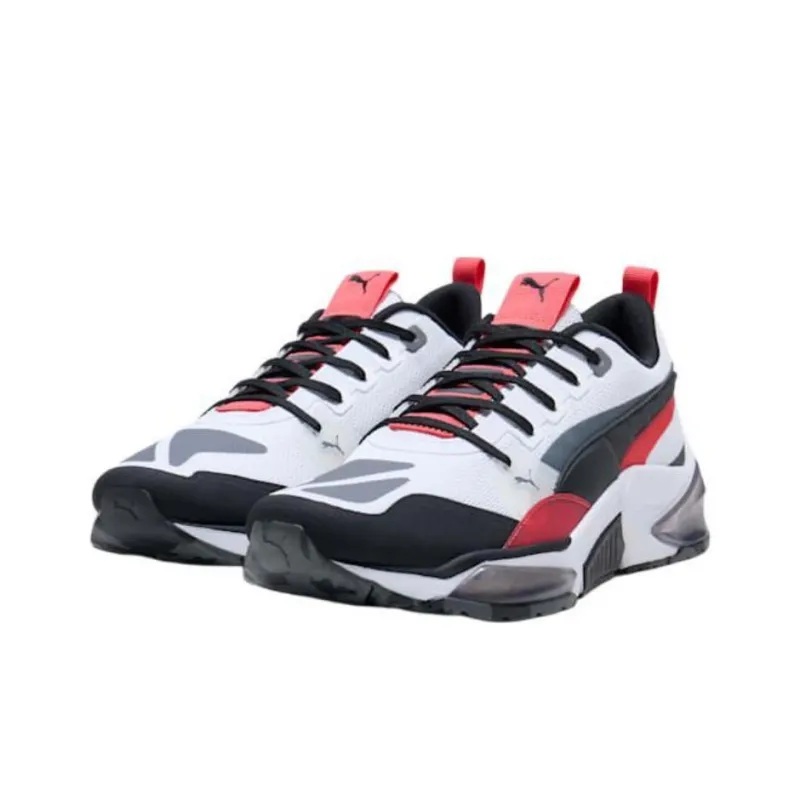 PUMA LQDCELL Optic Evo Anti Slip Wear Resistant Low Top Training Shoes Men's White Black-2