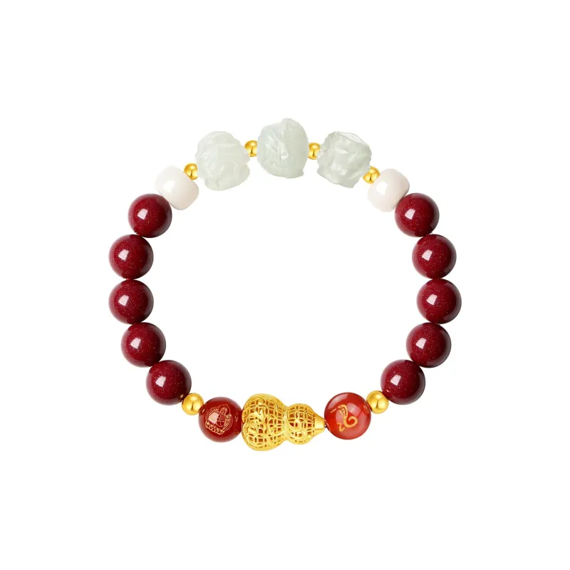 SEVEN COOK Hetian Jade Bracelets Pale Greenish White Jade Unisex-7