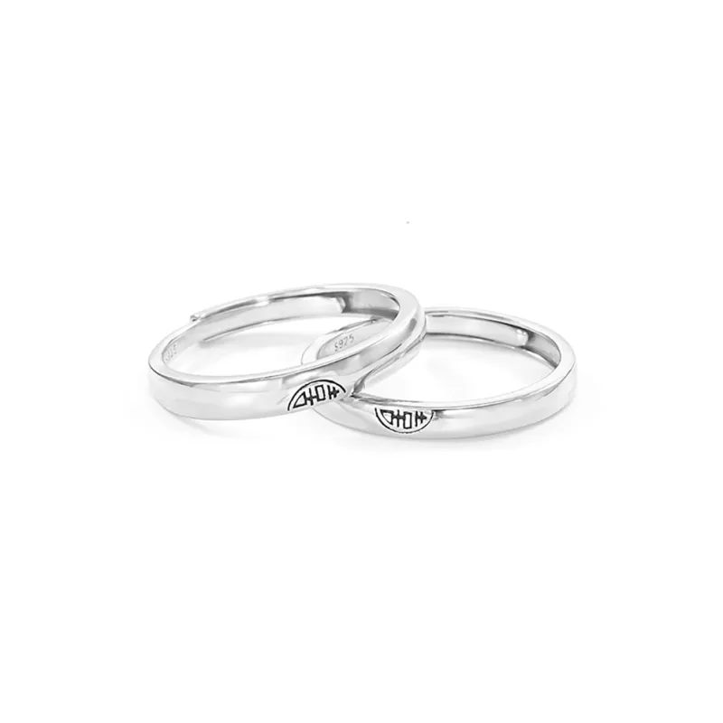 Vegetarian 925 Sterling Silver Rings Unisex-0