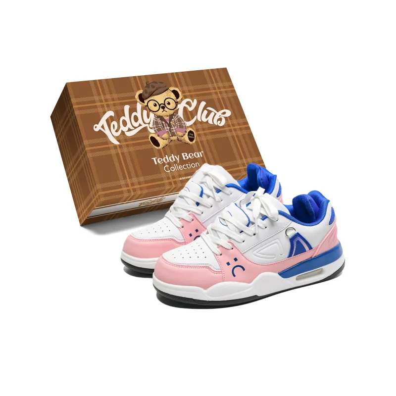 Teddy Bear Collection Slip Resistant Abrasion Resistant Lightweight Breathable Low Top Skateboard Shoes Unisex-6
