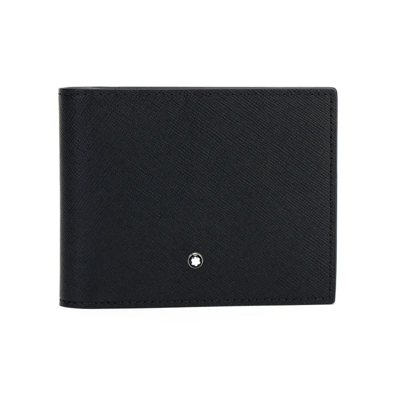 MONTBLANC Full grain Calf Leather Wallet Men's Black-0