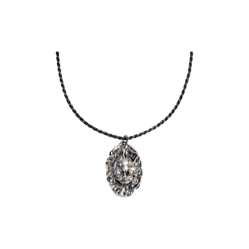 QUANDO S925 Silver Handmade Elegant Style Fashion High-Quality Individual Necklace Unisex