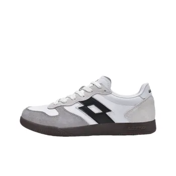 LOTTO Anti Slip Wear Resistant Low Top Skateboard Shoes Women's Gray White