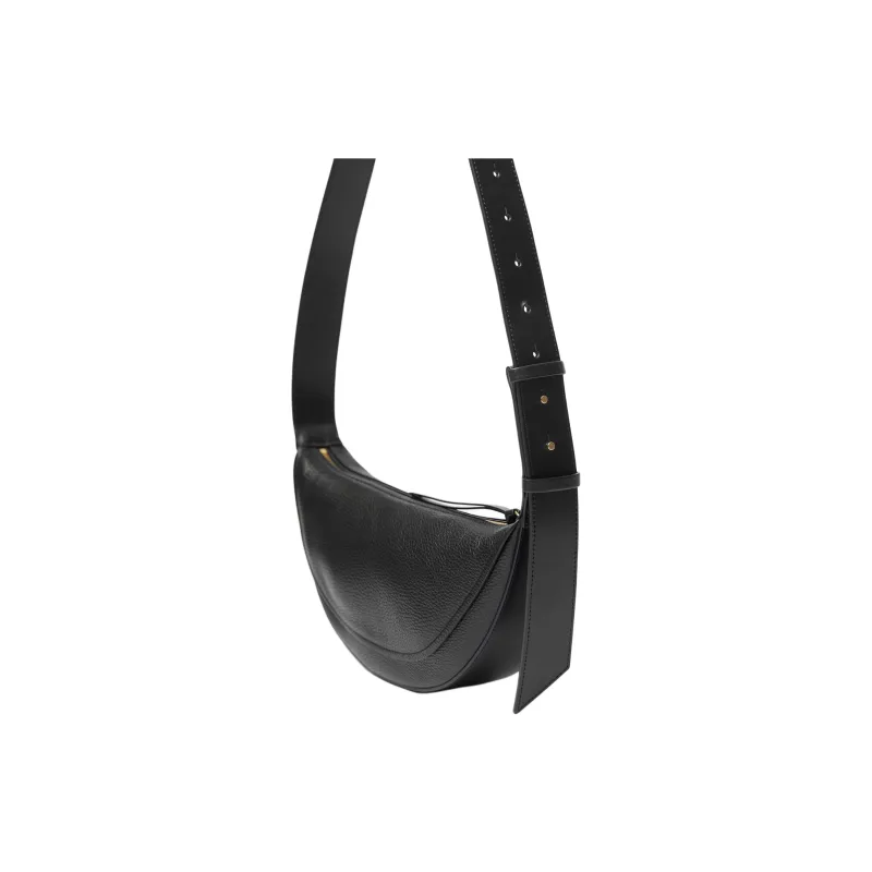 Other Stories Leather Shoulder Bag Women's Black-1