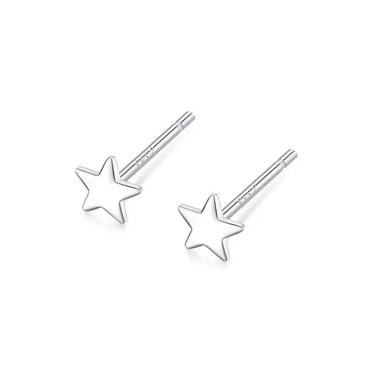 MCK Sterling Silver Stud Earrings Women's-0
