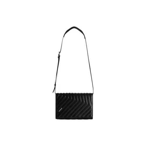 Balenciaga Calfskin Portable Crossbody Bag Shoulder Bag Regular Women's Black