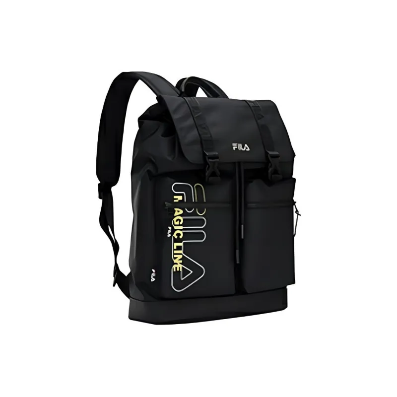 FILA Polyester Backpack Unisex Jet Black-2