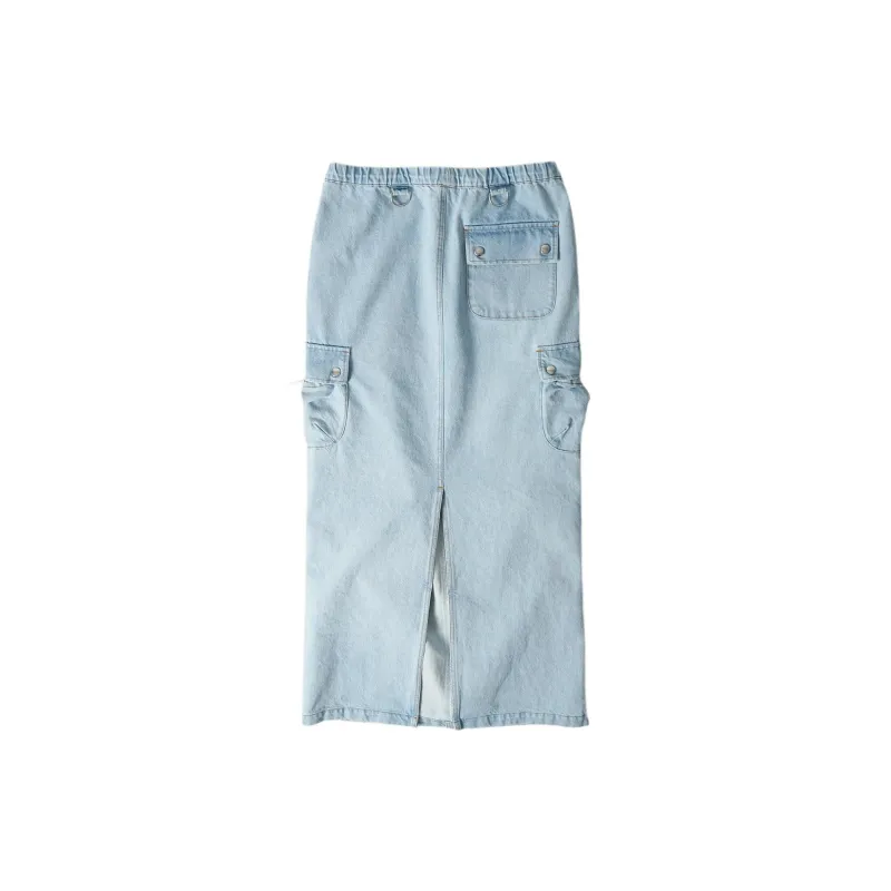 COPERNI Cargo Maxi Skirt 'Blue'-1