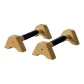 Beech Wood[40cm]Russian Straight Stand 1 Pair[Includes Hand Grip+Slip-Resistant Pad]