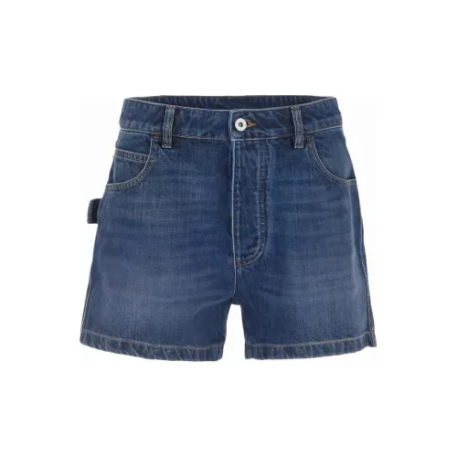 Bottega Veneta Denim Shorts Women's Blue
