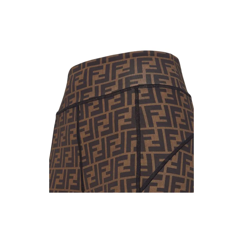 FENDI Leggings Women's Brown-3