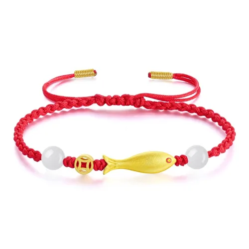 Lao Feng Xiang 999 Fine Silver Bracelets Unisex