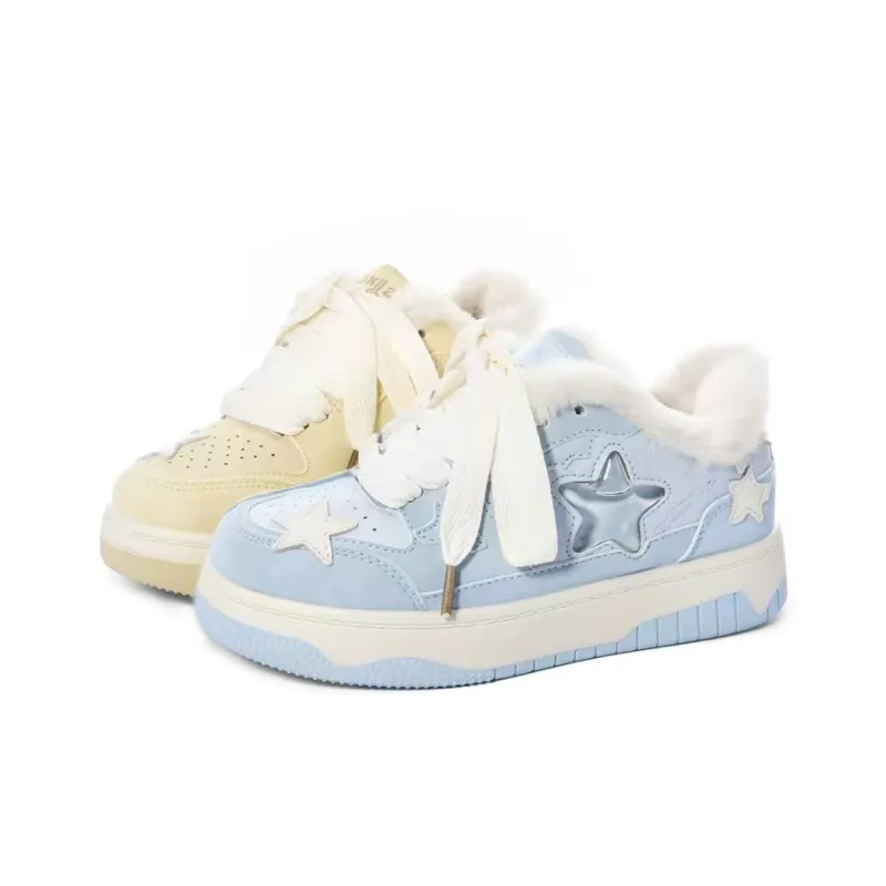 ALI THE FOX Anti Slip Wear Resistant Low Top Skateboard Shoes Women's-15