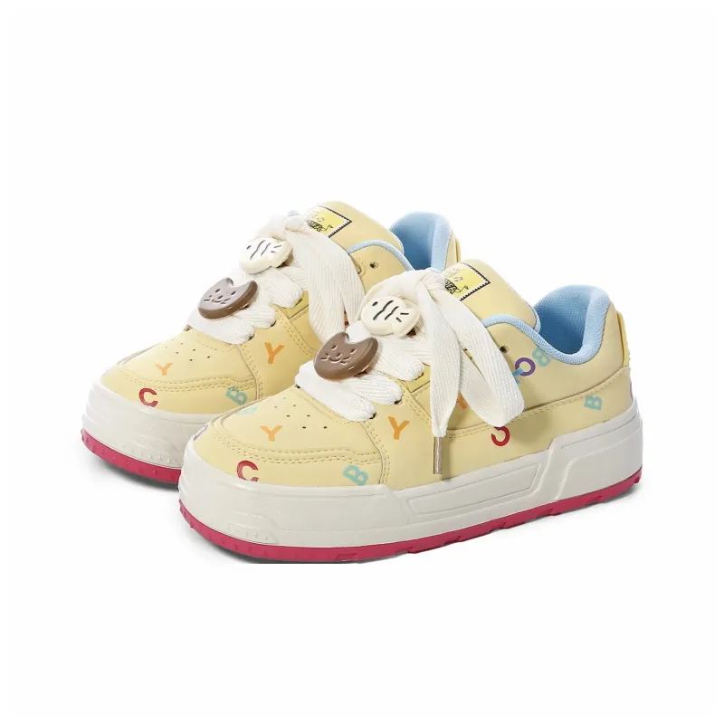 OAOQ Slip Resistant, Abrasion Resistant, Lightweight, Breathable, Height Increasing Low Top Skateboard Shoes Women's-14