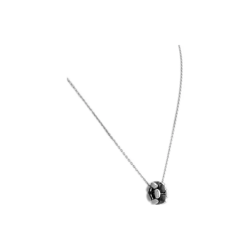 CHANEL 18kt White Gold CHANEL Ultra Ceramic Necklace-2