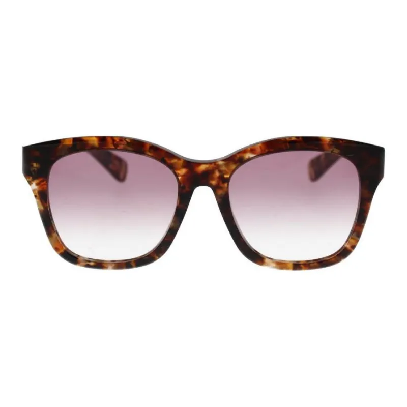 Chloe Acetate Cat Eye Sunglasses Women's Brown-3