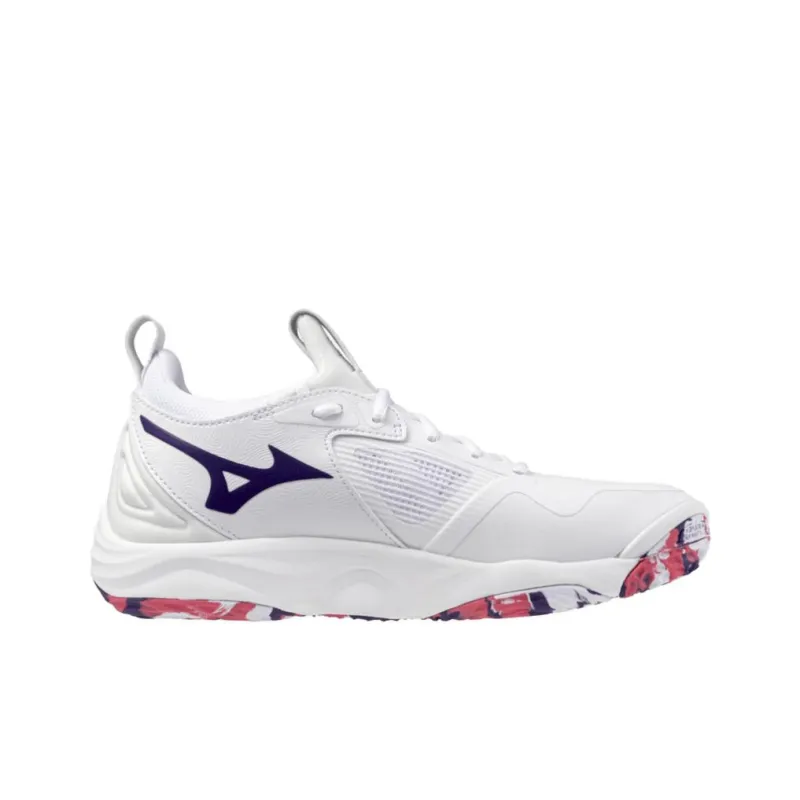 Wave Momentum Women's Mizuno 3 'White Violet Indigo'-1