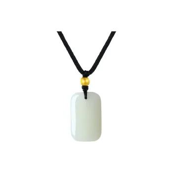 CHINA GOLD Necklaces White Jade/Pale Greenish White Jade Women's