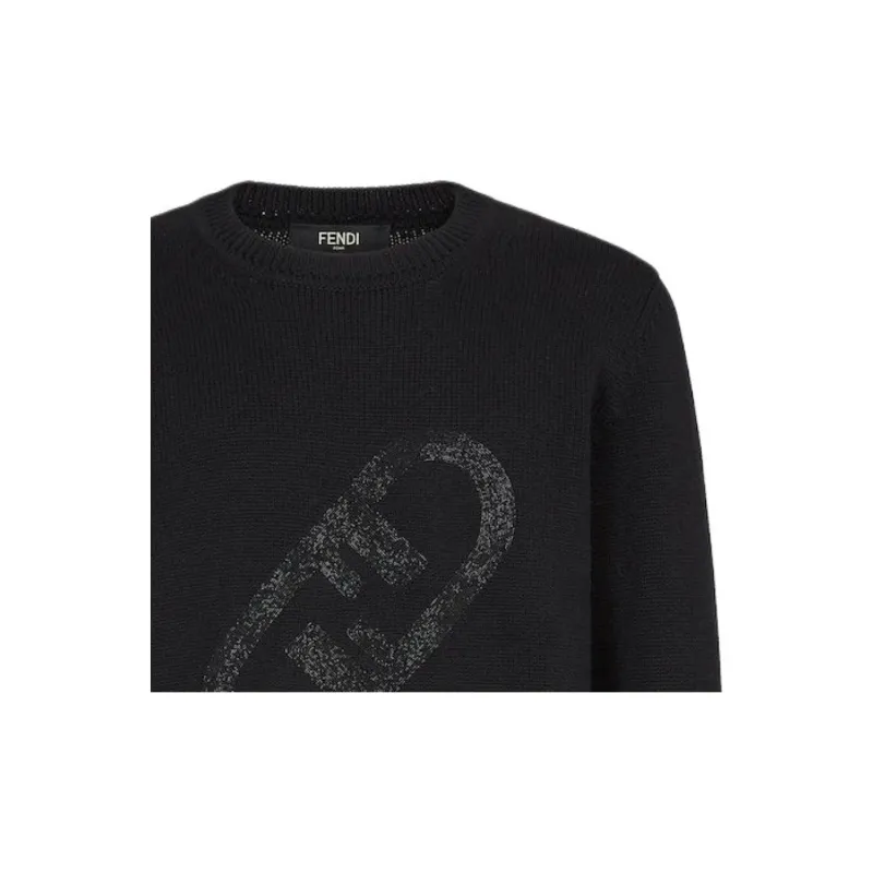 FENDI Sweaters Men Black-3