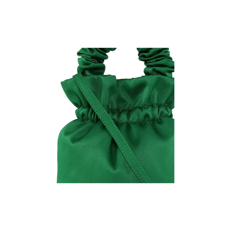 GANNI Bucket Bags Shoulder Bag Crossbody Bag Handbag Women's Green-4