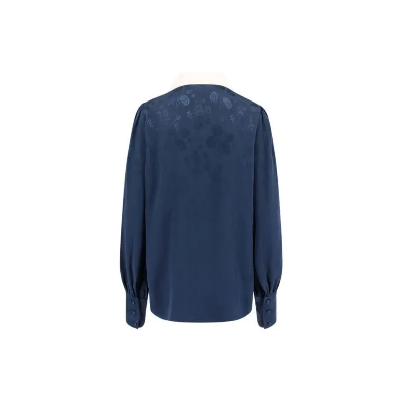 Valentino Floral Patterned Button Up Top-1