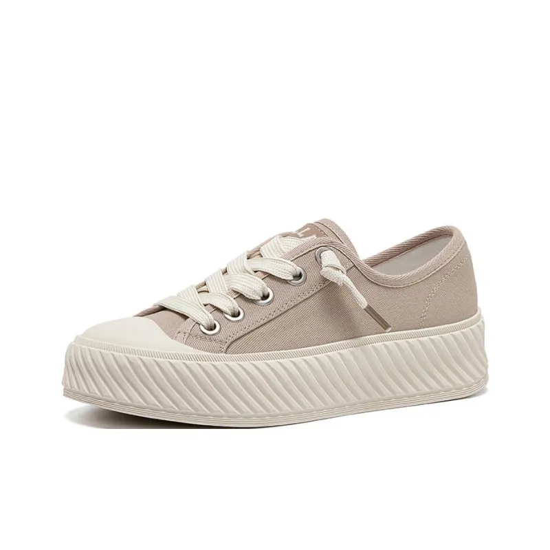 ELLE Abrasion Resistant Low Top Canvas Shoes Women's-9