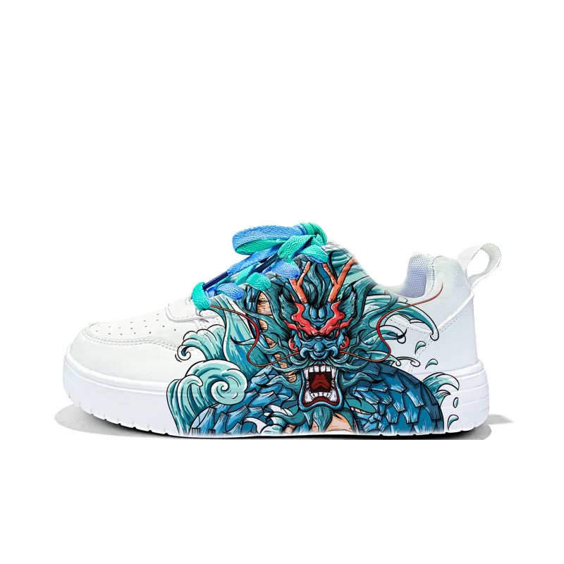 Cold Cicadas Yesterday Durable Lightweight And Breathable Low-Top Skateboard Shoes Unisex-5