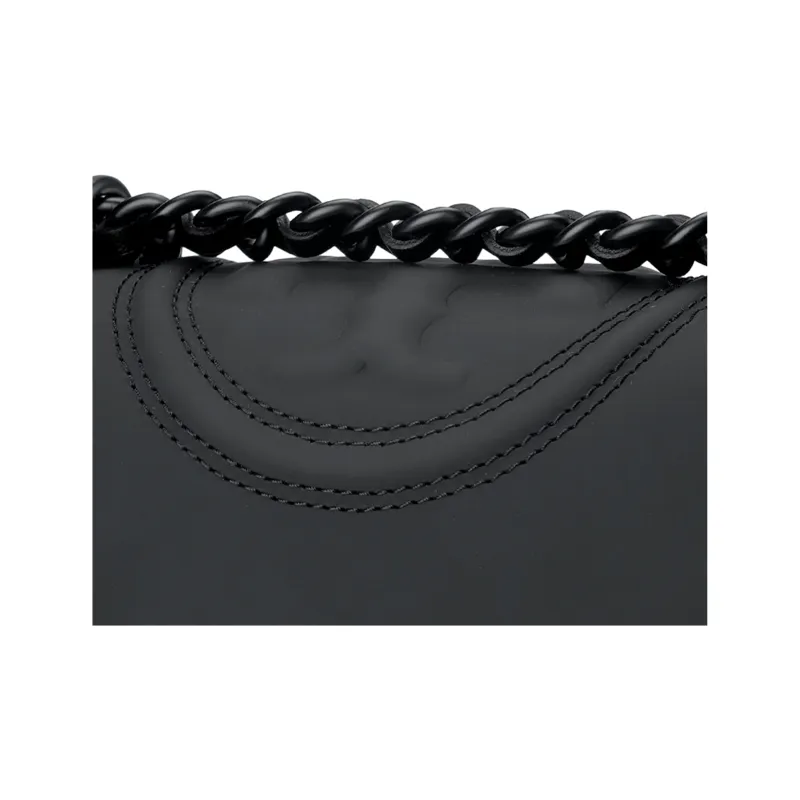 TORY BURCH Fleming PU Handbag, Crossbody Bag, Shoulder Bag Trumpets Women's Black-4