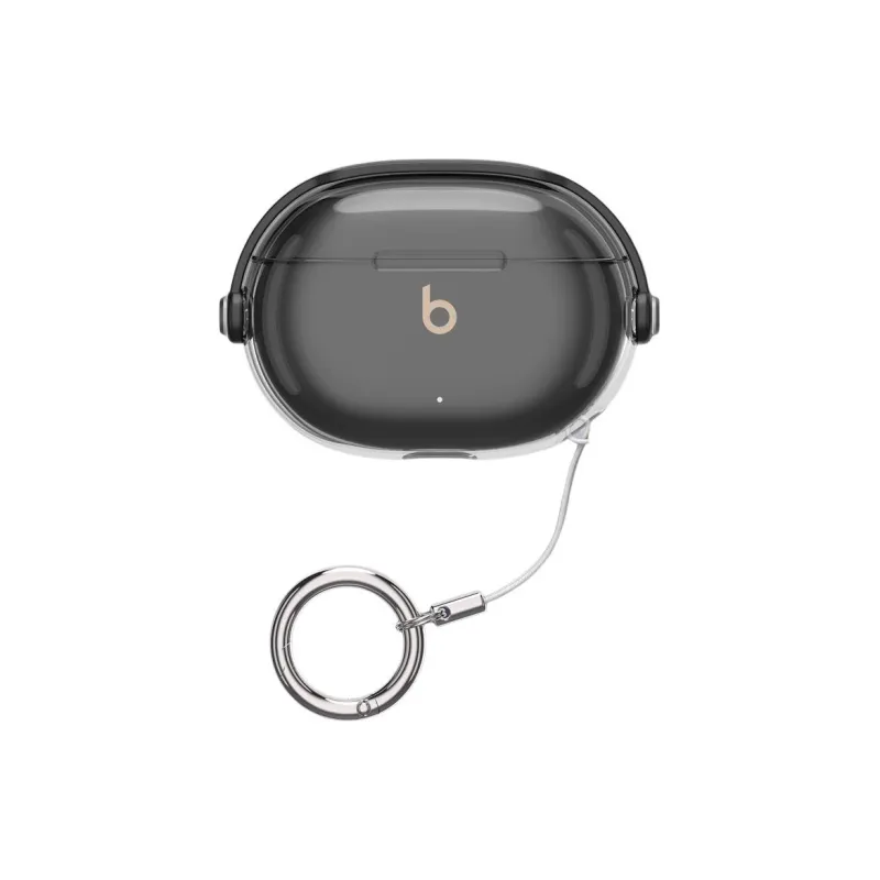 Tong Tong Rabbit Available On Beats Studio Buds+ TPU Protective Sleeve Transparent Headphone Cases-4